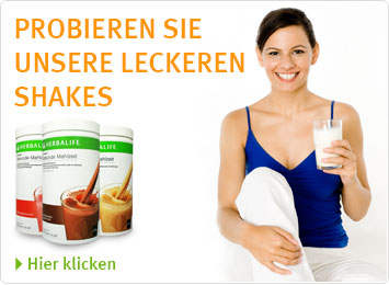 Probieren Sie unsere leckere Herbalife Shakes